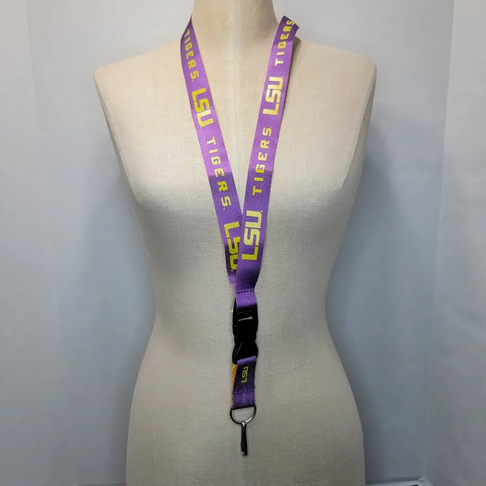 Set of 3 LSU Accessories: Lanyard, Bracelet & Sunglasses Holder
